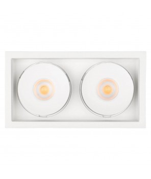Встраиваемый светодиодный светильник Arlight CL-Simple-S148x80-2x9W Warm3000 026876