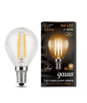 Лампочка GAUSS Filament 105801105