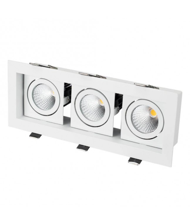 Встраиваемый светодиодный светильник Arlight CL-Kardan-S260x102-3x9W White 024139