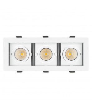 Встраиваемый светодиодный светильник Arlight CL-Kardan-S260x102-3x9W White 024139