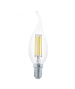 Лампа LED филаментная прозрачная Eglo CLEAR LM-LED-E14 4W 350Lm 2700K CF35 11497