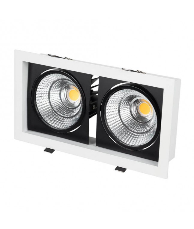 Встраиваемый светодиодный светильник Arlight CL-Kardan-S283x152-2x25W Day4000 027924