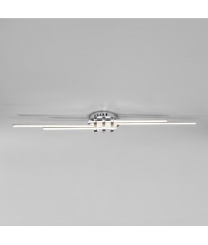 Потолочный светодиодный светильник Eurosvet Skyline 90243/4 хром