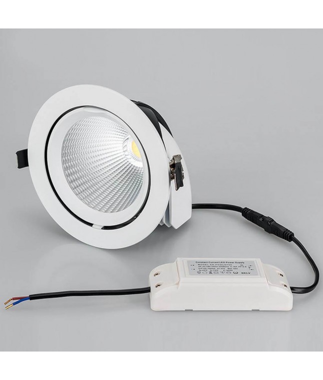 Встраиваемый светодиодный светильник Arlight LTD-150WH-Explorer-30W Day5000 38deg 026838