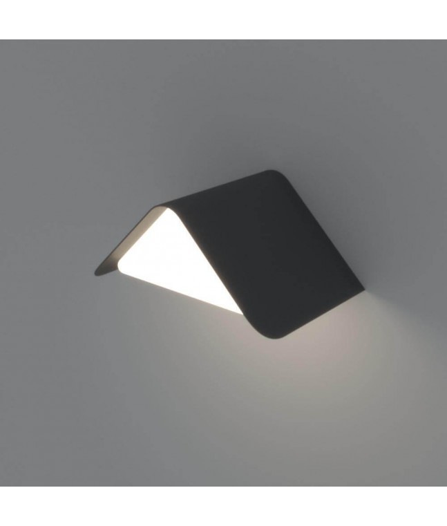 Уличный настенный светодиодный светильник Arlight LGD-Wall-Delta-1B-12W Warm White 019779
