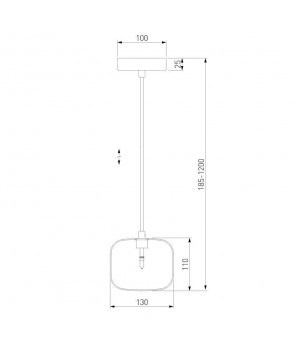 Подвесной светильник Eurosvet Jar 50128/1 хром