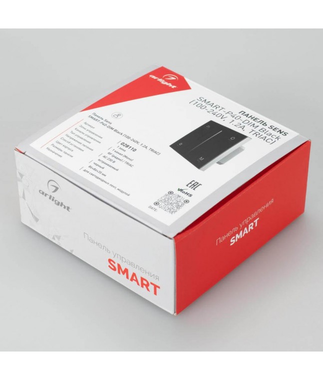 Панель управления Arlight Sens Smart-P40-Dim Black 028110
