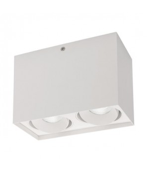 Потолочный светодиодный светильник Arlight SP-Cubus-S100x200WH-2x11W Warm White 40deg 023084(1)