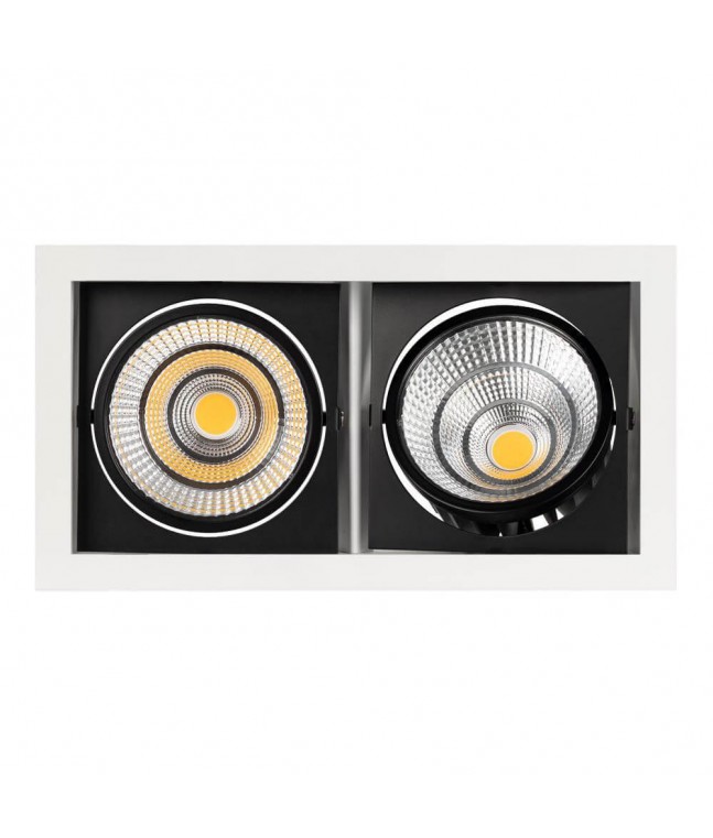 Встраиваемый светодиодный светильник Arlight CL-Kardan-S283x152-2x25W Warm3000 028861