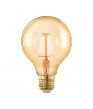 Лампа LED филаментная диммир. золотого цвета Eglo GOLDEN AGE LM-LED-E27 4W 320Lm 1700K G80 11692