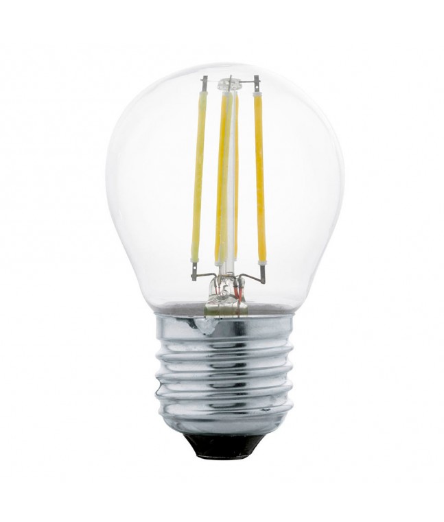 Лампа LED филаментная прозрачная Eglo CLEAR LM-LED-E27 4W 350Lm 2700K G45 11498