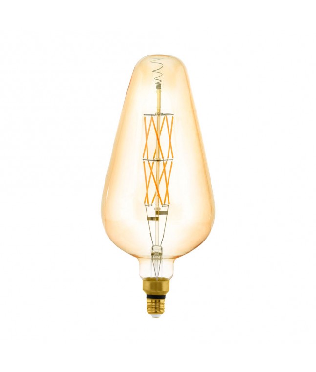 Лампа LED филаментная диммир. янтарного цвета Eglo BIG SIZE LM-LED-E27 8W 806Lm 2100K D165 11838