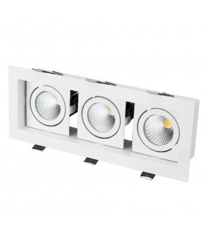 Встраиваемый светодиодный светильник Arlight CL-Kardan-S260x102-3x9W Day 024132