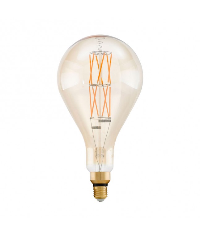 Лампа LED филаментная диммир. янтарного цвета Eglo BIG SIZE LM-LED-E27 1X8W 806Lm 2100K PS160 11686