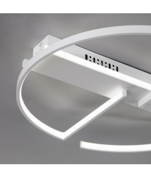 Потолочный светодиодный светильник Eurosvet Griff 90233/2 белый