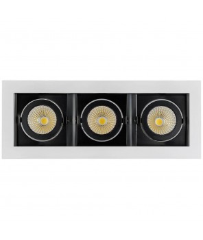 Встраиваемый светодиодный светильник Arlight CL-Kardan-S260x102-3x9W White 024134