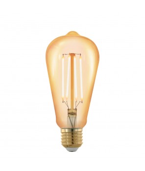 Лампа LED филаментная диммир. золотого цвета Eglo GOLDEN AGE LM-LED-E27 4W 320Lm 1700K ST64 11696