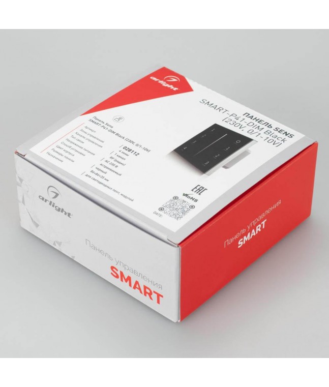 Панель управления Arlight Sens Smart-P41-Dim Black 028112