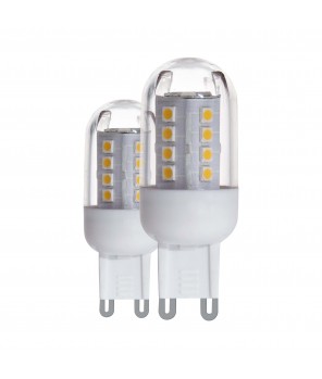 Лампа (комплект 2 шт.) Eglo LED LM-LED-G9 2X2,5W 300Lm 4000K G9-LED 11514