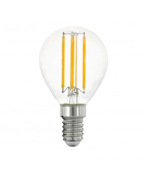 Лампа LED филаментная прозрачная Eglo CLEAR LM-LED-E14 4W 470Lm 2700K P45 11761