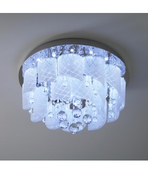 Потолочный светильник Eurosvet 80117/8 хром/белый