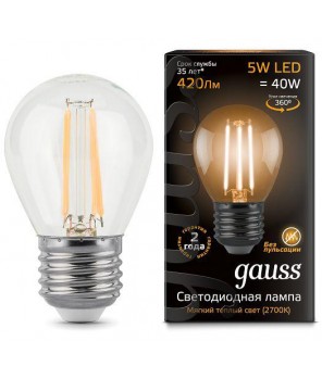 Лампочка GAUSS Filament 105802105