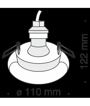 Встраиваемый светильник Technical DL006-1-01-W