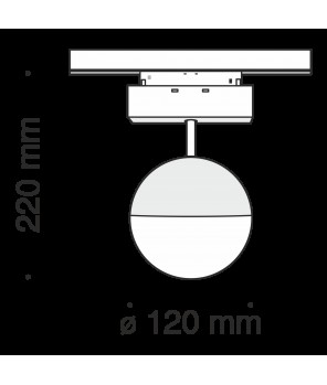 Трековый светильник Technical TR017-2-10W4K-B