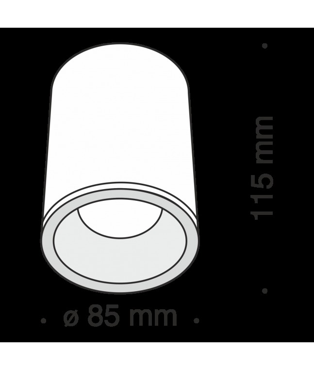 Потолочный светильник Technical C029CL-01B