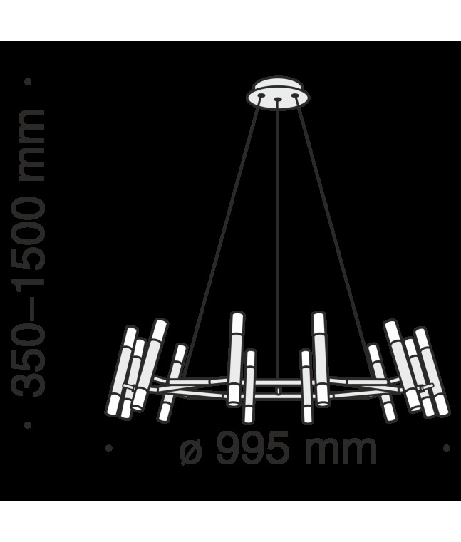 Подвесной светильник Technical MOD031PL-24B