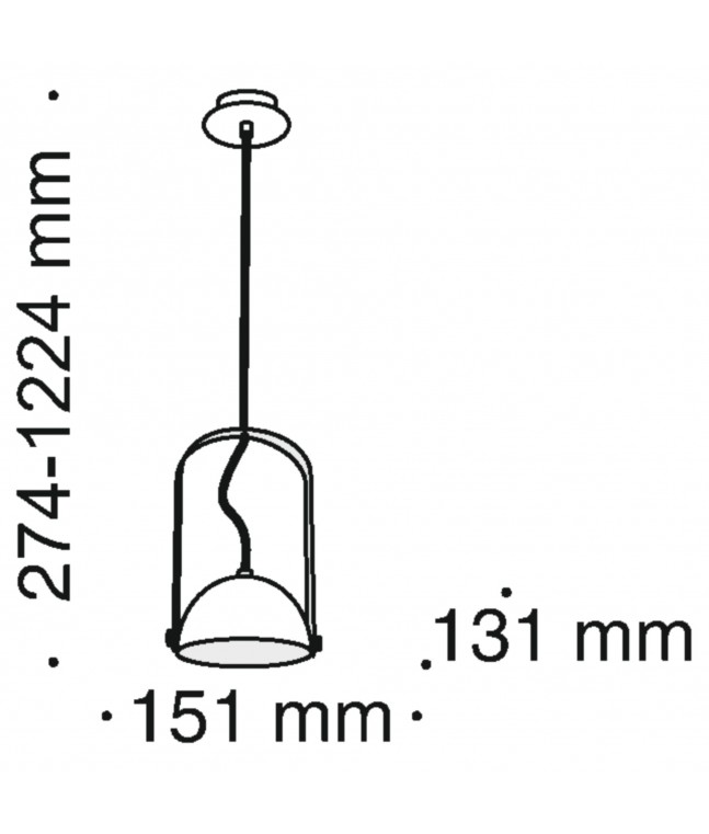 Подвесной светильник Technical MOD047PL-L5B3K