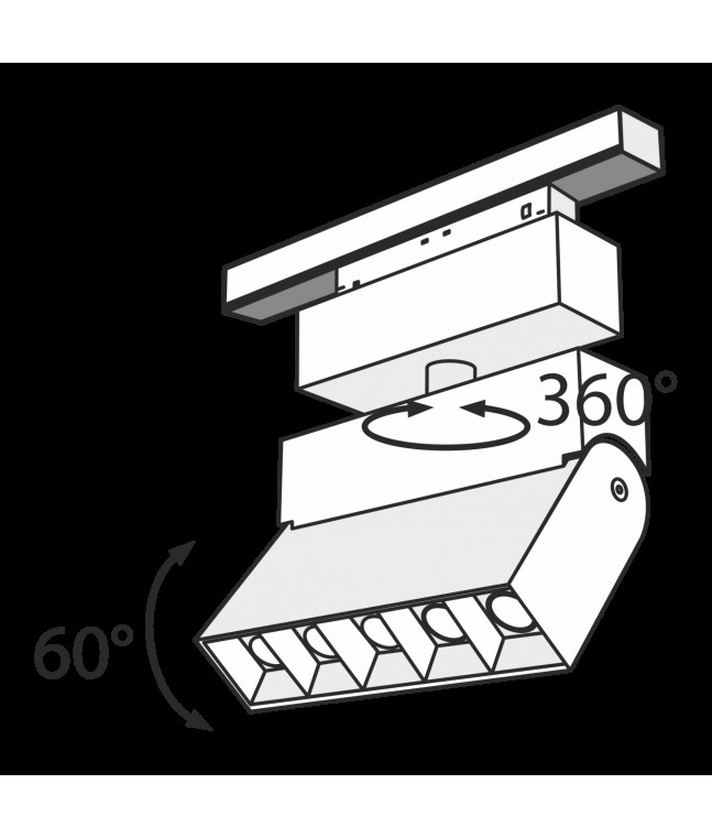 Трековый светильник Technical TR015-2-10W4K-B