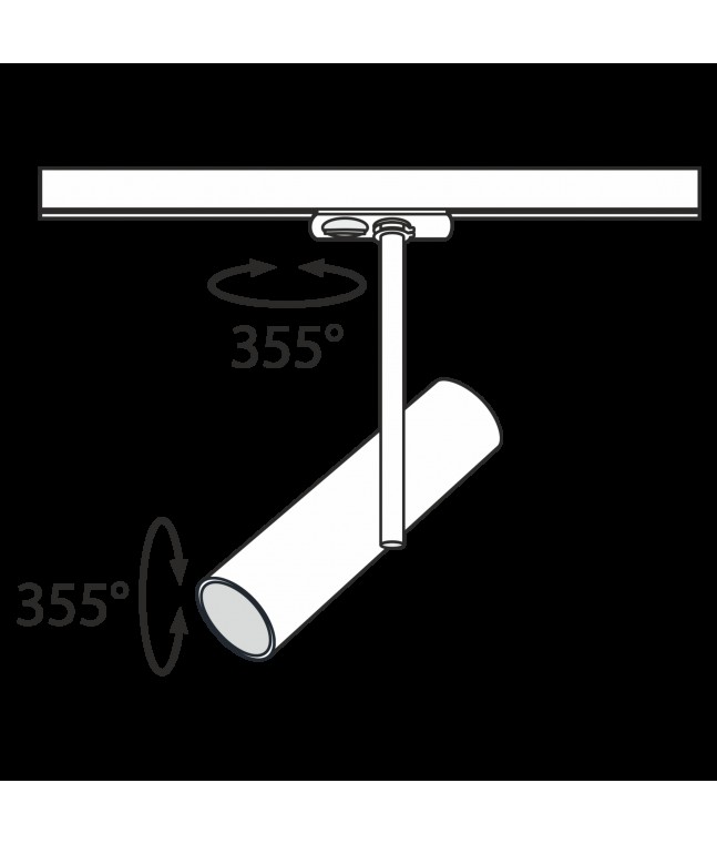 Трековый светильник Technical TR005-1-GU10-B