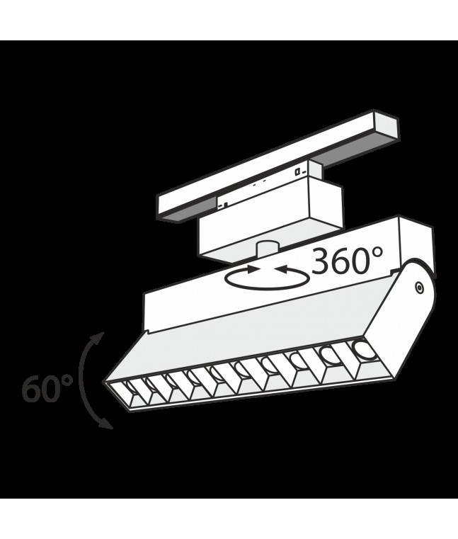 Трековый светильник Technical TR015-2-20W3K-B